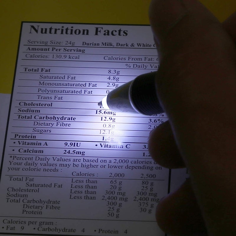 Yacig Pen with Light, Light Up Ballpoint Pen, Bright Lighted Pens for Writing in the Dark Led Light Flashlight Nurses Pen with Light Tip 1 Pack Penlight-White Light - Image 5